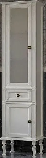 Шкаф-пенал напольный Opadiris Кантара 46 L белый 00-00004342