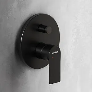 Смеситель для ванны скрытого монтажа Damixa Apollo чёрный матовый 477100300, 5