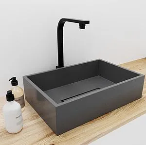 Раковина Uperwood UPD Angkor графит 291020219 Раковина Uperwood UPD Angkor графит 291020219, 3