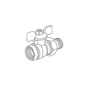Кран шаровый 1"в x 1"н Royal Thermo Expert RTE02.015 Кран шаровый 1"в x 1"н Royal Thermo Expert RTE02.015, 2