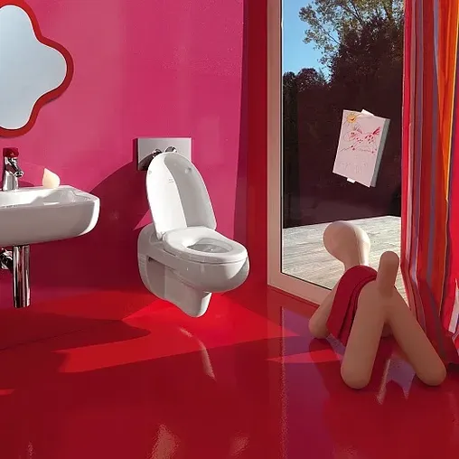 Унитаз подвесной детский Laufen Florakids белый 8.2003.1.000.000.1