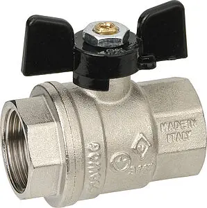 Кран шаровый ½"в x ½"в Bugatti Oregon 03020062 Кран шаровый ½"в x ½"в Bugatti Oregon 03020062, 1