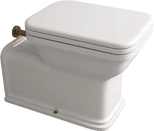 Унитаз приставной Kerasan Waldorf белый 411601