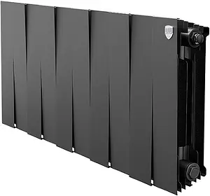 Радиатор биметаллический 10 секций Royal Thermo PianoForte 300 Noir Sable RTPNS30010 Радиатор биметаллический 10 секций Royal Thermo PianoForte 300 Noir Sable RTPNS30010, 1