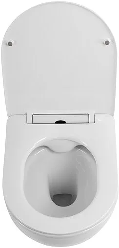 Унитаз подвесной безободковый BelBagno Uno белый BB7006CHR/SC Унитаз подвесной безободковый BelBagno Uno белый BB7006CHR/SC