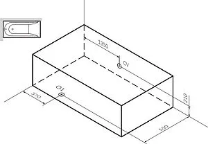 Ванна акриловая Am.Pm Like 170x70 Ванна акриловая Am.Pm Like 170x70, 3