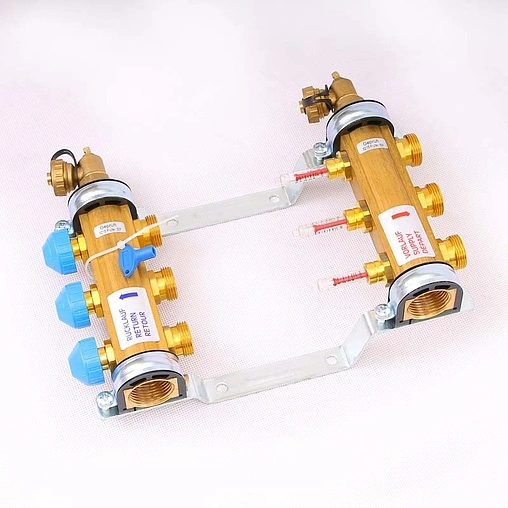 Группа коллекторная с расходомерами 3 отвода 1&quot;в/в x ¾&quot;ек Watts HKV/T 10004196