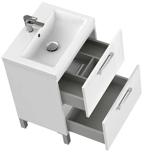 Тумба-умывальник Cersanit Melar 60 белый 64128+