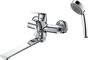 Смеситель для ванны с длинным изливом D&K Rhein Feuerbach хром DA1283301, 1