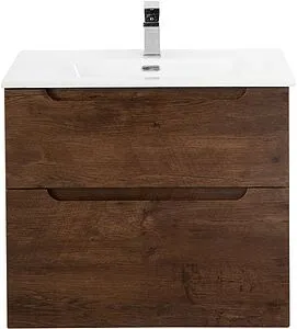 Тумба-умывальник подвесная BelBagno ETNA H-60 70 Rovere Moro ETNA-H60-700-2C-SO-RW-P+BB700ETL, 1