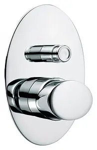 Смеситель для ванны скрытого монтажа Bossini Oval хром Z006202.030, 1