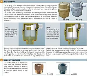 Воздухоотводчик автоматический ½&quot;н Far Gaiser FA 2043 12, 4