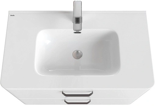 Тумба под умывальник подвесная IDDIS Brick 80 белый BRI80W0i95