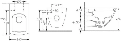 Унитаз подвесной ISVEA Purita белый 10PL02007SV