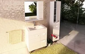 Шкаф-зеркало Comforty Модена 75 R белый 00003121666CF Шкаф-зеркало Comforty Модена 75 R белый 00003121666CF, 3