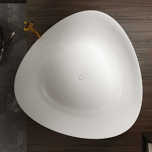 Ванна отдельностоящая из искусственного камня Riho Oviedo 160x160 белый B125001105