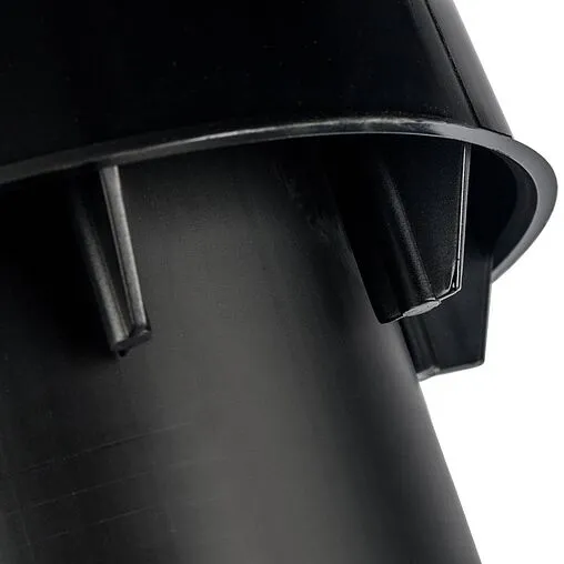 Коаксиальная труба Ø 60/100мм L=1000мм с наконечником Stout SCA-6010-800001