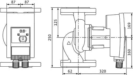 Насос циркуляционный Wilo Yonos MAXO 40/0.5-16 2120648 Насос циркуляционный Wilo Yonos MAXO 40/0.5-16 2120648
