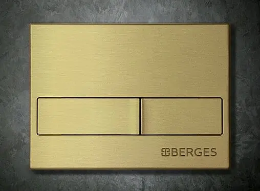 Клавиша смыва для унитаза BERGES Novum L8 040018 бронза