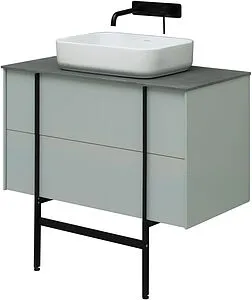 Тумба-умывальник подвесная Allen Brau Reality 90 папирус 1.32006.PWM+, 3