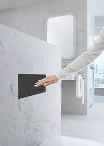 Клавиша смыва для унитаза Idrospania Andrea 30354 хром матовый, 4