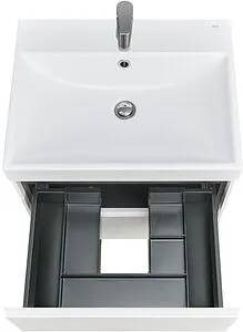 Тумба-умывальник подвесная Roca Ona 60 белый матовый A857613509+ZRU9307561 Тумба-умывальник подвесная Roca Ona 60 белый матовый A857613509+ZRU9307561, 4