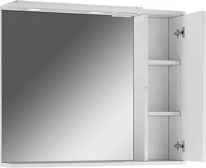 Шкаф-зеркало Домино Cube 80 R белый DC5011HZ, 3