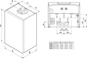 Настенный конденсационный газовый котел одноконтурный турбированный 35кВт Vaillant ecoTEC plus VU 35CS/1-5 (N-INT4) 0010024667 Настенный конденсационный газовый котел одноконтурный турбированный 35кВт Vaillant ecoTEC plus VU 35CS/1-5 (N-INT4) 0010024667, 2