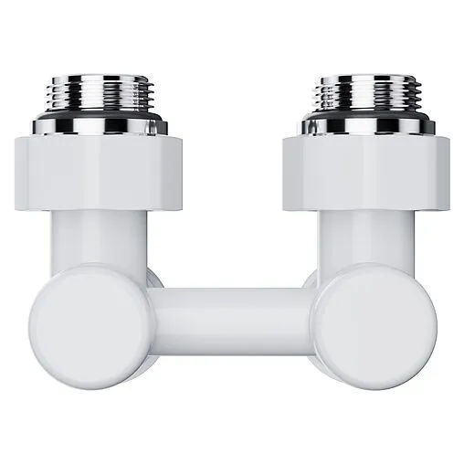 Узел нижнего подключения радиатора угловой ¾"ек x ¾"ек (½"н) Royal Thermo Design белый RANDU11234WH Узел нижнего подключения радиатора угловой ¾"ек x ¾"ек (½"н) Royal Thermo Design белый RANDU11234WH