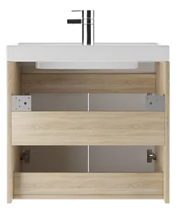 Тумба-умывальник подвесной Айсберг Мечта 60 белый/дуб сонома DM2316T+4607152361674 Тумба-умывальник подвесной Айсберг Мечта 60 белый/дуб сонома DM2316T+4607152361674, 5