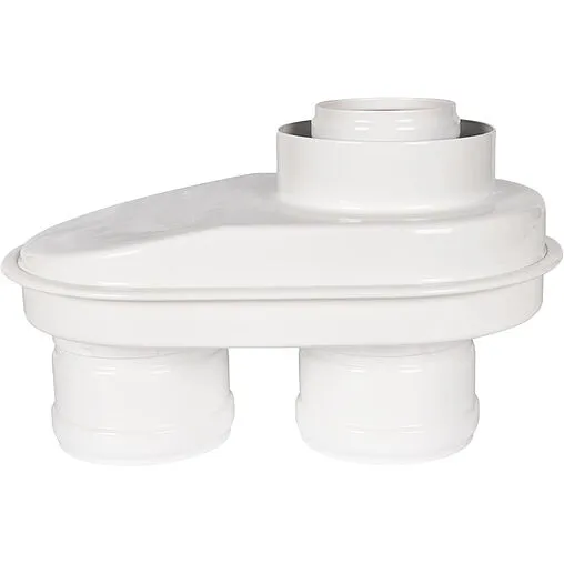 Адаптер разделительный Ø 60/100 x 80/80мм (алюм.) Rommer RCA-8080-210002