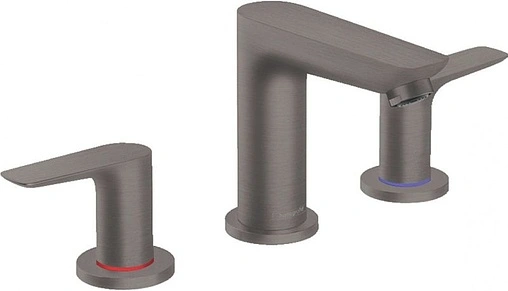 Смеситель для раковины Hansgrohe Talis E 150 шлифованный чёрный хром 71733340