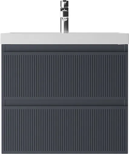 Тумба-умывальник подвесной Домино Tower 60 графит DT2503T+4670142930044