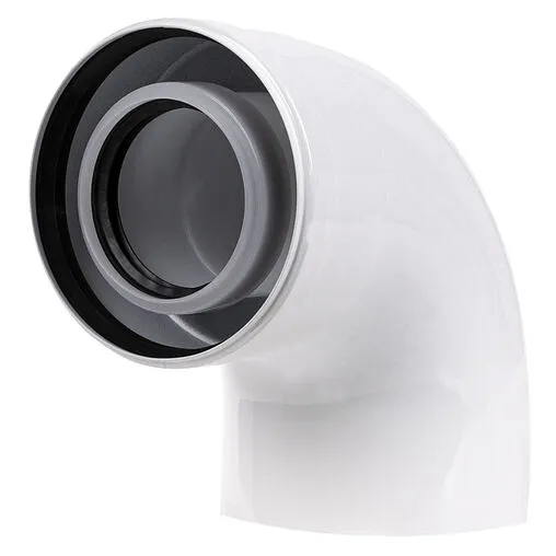 Колено для дымохода Ø 60/100мм ∠ 90° (PP) для конденсационных котлов Royal Thermo RTF20.069