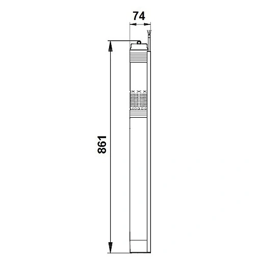 Насос скважинный центробежный 3&quot; Grundfos SQЕ 3-80 96510160