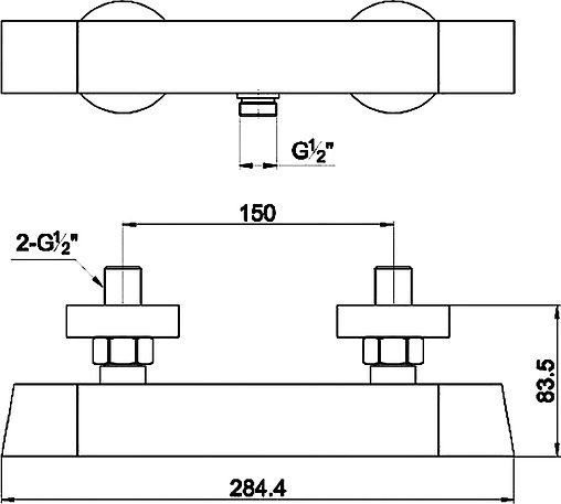 Смеситель для душа Timo Tetra хром Tetra 0177Y хром
