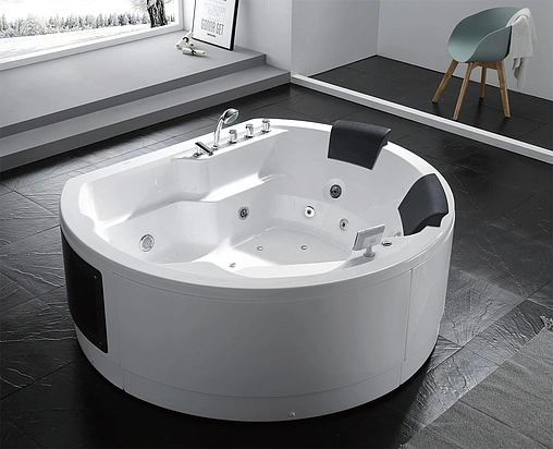 Ванна акриловая отдельностоящая с гидромассажем Gemy 183x162 G9063 K Ванна акриловая отдельностоящая с гидромассажем Gemy 183x162 G9063 K