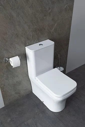 Унитаз-компакт безободковый Allen Brau Infinity белый 4.21012.20+4.XX000.20