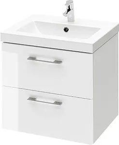 Тумба-умывальник подвесная Cersanit Lara 50 белый 64131+, 1