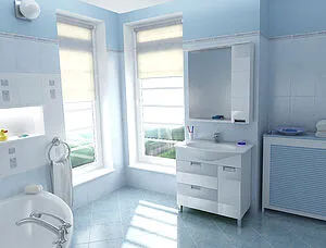 Шкаф-зеркало Aquanet Сити 100 белый 170566, 3