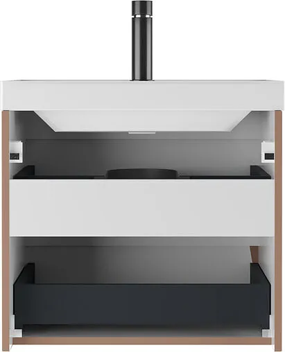 Тумба-умывальник подвесная Домино Verona 60 мокко DV2503T+4670142930044