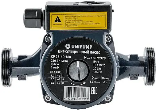 Насос циркуляционный Unipump CP 25-60 180 76681