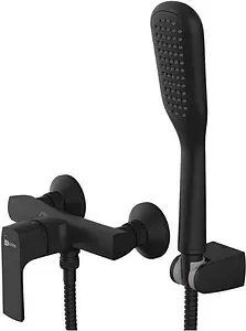 Смеситель для душа Lemark Ursus чёрный матовый LM7203BL, 1