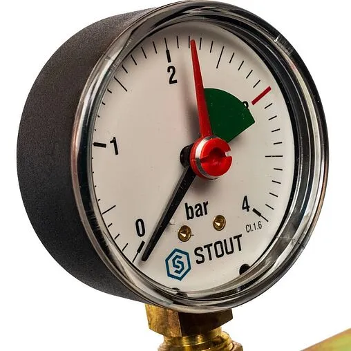 Группа безопасности расширительного бака до 50 кВт ¾&quot; 3 бар Stout SVS-0006-013020