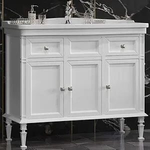 Тумба-умывальник напольная Opadiris Кантара 105 белый матовый 00-00003680++4640021063583, 1