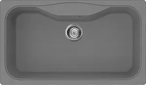 Мойка кухонная Omoikiri Maru 86-GR leningrad grey 4993574, 1