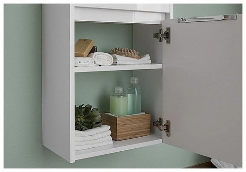 Тумба-умывальник подвесная Aquanet Дувр 45 белый 00182607+00182339