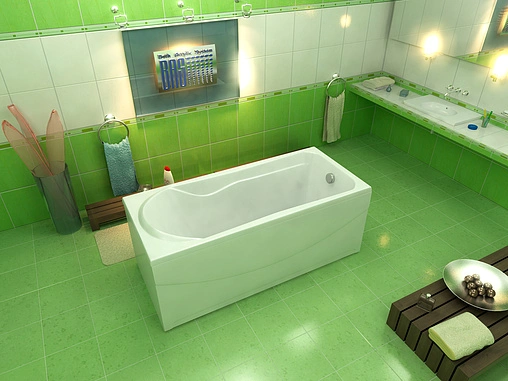 Ванна акриловая Bas Мальта 170x75 В00023