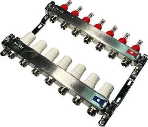 Группа коллекторная с расходомерами 6 отводов 1&quot;в/в x ¾&quot;ек Uni-fitt OPTIMAL 450B4306.RU, 5