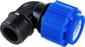 Уголок компрессионный переходной 32мм x 1¼"н ТПК-Аква 50013214 Уголок компрессионный переходной 32мм x 1¼"н ТПК-Аква 50013214, 1